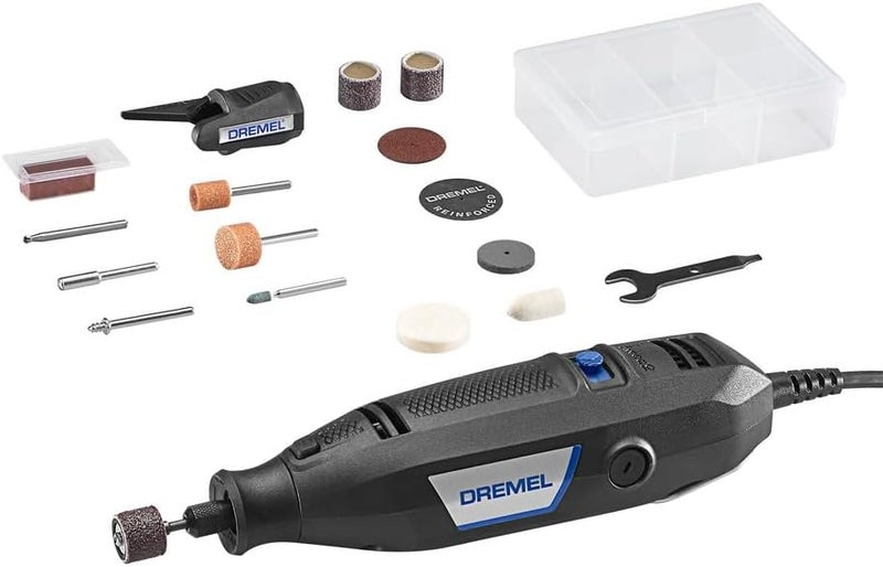 DREMEL 3100-1/15 Variable Speed Rotary Tool Kit- 1 Attachment and 15 Accessories, Ideal for a Variety of Crafting and DIY Projects- Cutting, Sanding, Grinding, Polishing, Drilling, and Engraving - Image 1